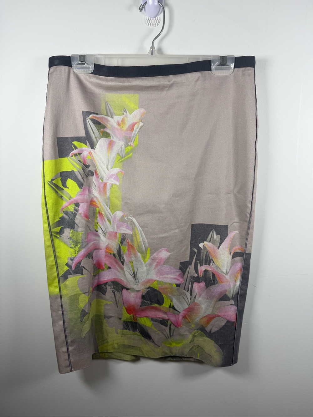 MARC CAIN | Floral Graphic Midi Pencil Skirt Size N5 / US12